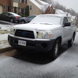 First snow I've seen all year
