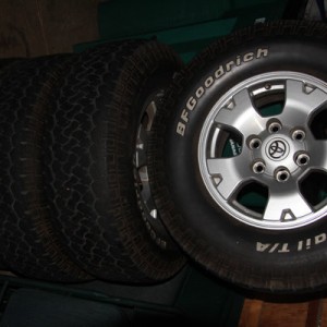 TRD Rims and Tires