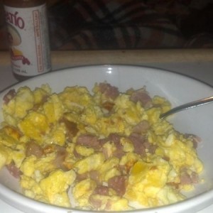 Breakfast in bed thanks to an awesome gf
