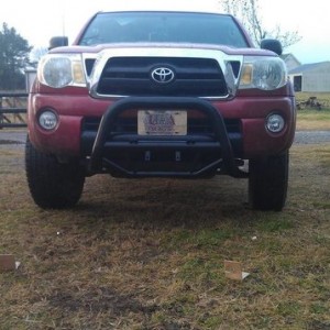 hunter bull bar installed