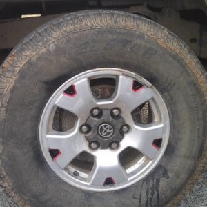 accent painted rims