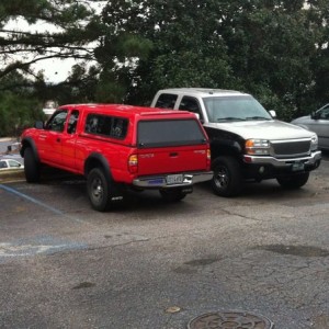 Finally at the tire shop!