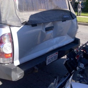 Brute Force Bumper f'd up the Mercedes