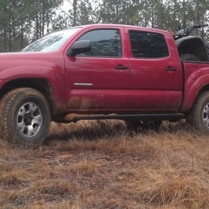 best lookin truck after 1 mile walk out of the woods