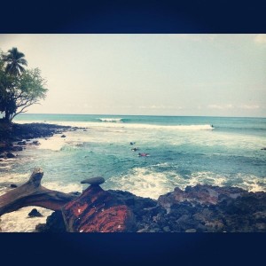 Big swell came in