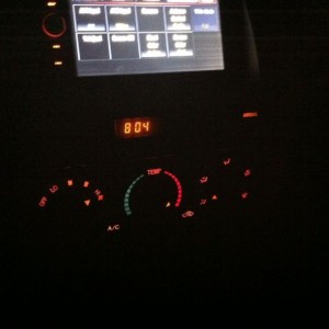 New a/c control unit finally have lights!