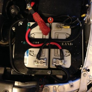 Dual battery setup complete!