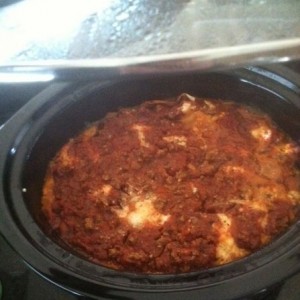 Crockpot lasagna