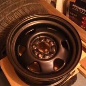 Wheels for the current project freshly back from powdercoat