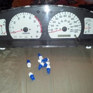 2003 tacoma Gage cluster led swap