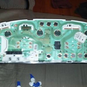 2003 tacoma Gage cluster led swap