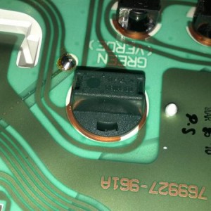 back of cluster LD installed