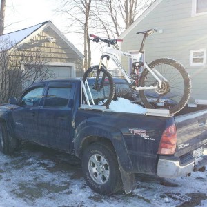 Mountain Bike and custom rack