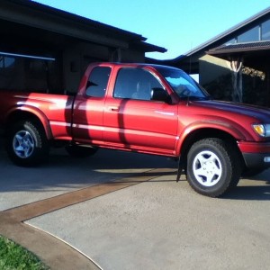 The truck the morning I got it.
