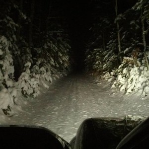 Blasting throw the snow!