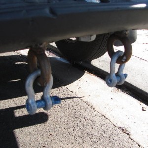 Tow loops with Shackles