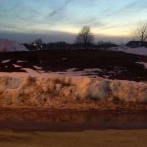 They shoveled out the house