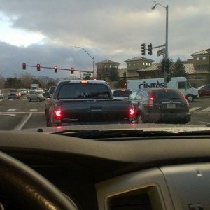 On my way to work