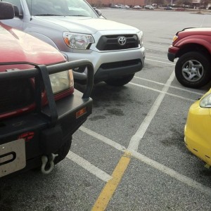 Bunch of damn Tacomas parking near me