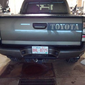 Custom TOYOTA decal