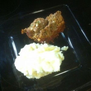 Home-ade meatloaf and mashed potatoes. For the foodies thread.