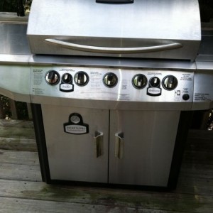 New grill with a built in smoker