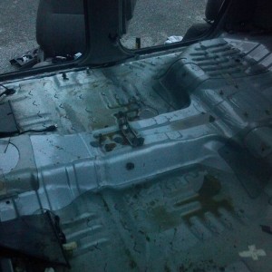 Removed interior