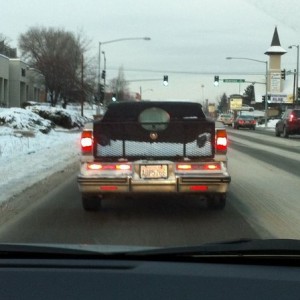 A Cadillac with a Mazda bed kind of a el cadmino?
