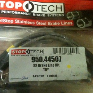 Rear brake lines :)