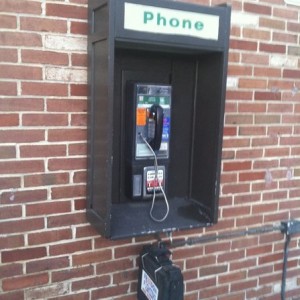 I found the last pay phone in Maryland.