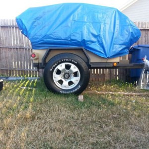 After. Now the trailer rims match my truck rims