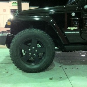 New Black Ops Moab wheels on my buddy's jeep