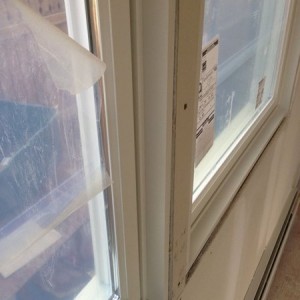 Oz What to do here for window trim Jamb is about 1/2" recessed from Sh