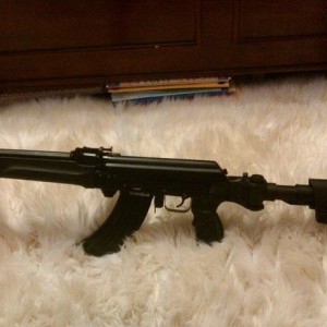 Converted my Saiga AK from a hunting reloader, to an assault rifle today