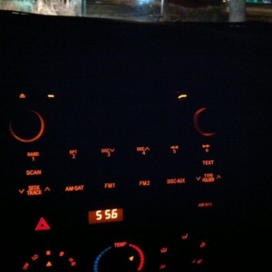 Radio doesn't like to work when it's 16* out.