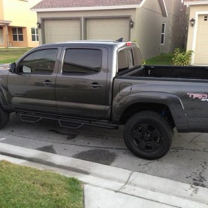 Side view with rims plasti dipped