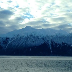 Heading to Alyeska, the ski resort near Anchorage