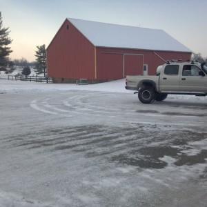 Needed some extracurricular activity so I shoveled the driveway instead