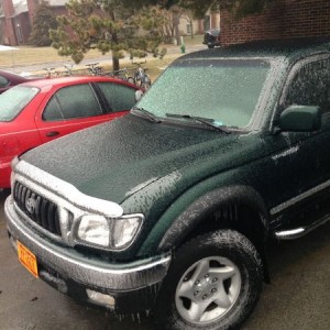 A little icy today.