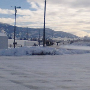 Icy roads