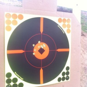150yrds with irons on my AR.