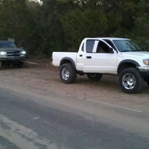 Ford and Chevy broke. Yota had to pull the Z out and to the road