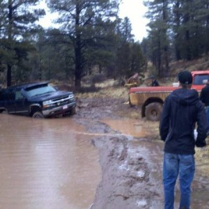 chevy stuck