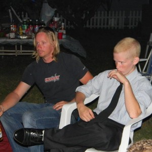 Me and My Boss at Grad Party