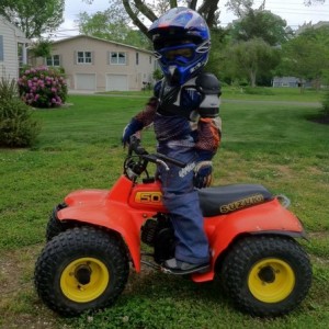This is an old pic of my son on his. I picked up of them pieced them togeth