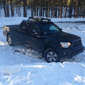 Prerunner in the snow tacoma