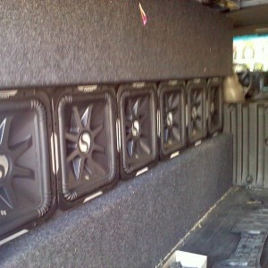 Six 15 inch L7s in shop van