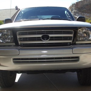 color matched bumpers and fender flares