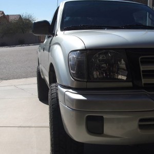 color matched bumpers and fender flares