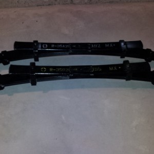 2012 Rear Springs